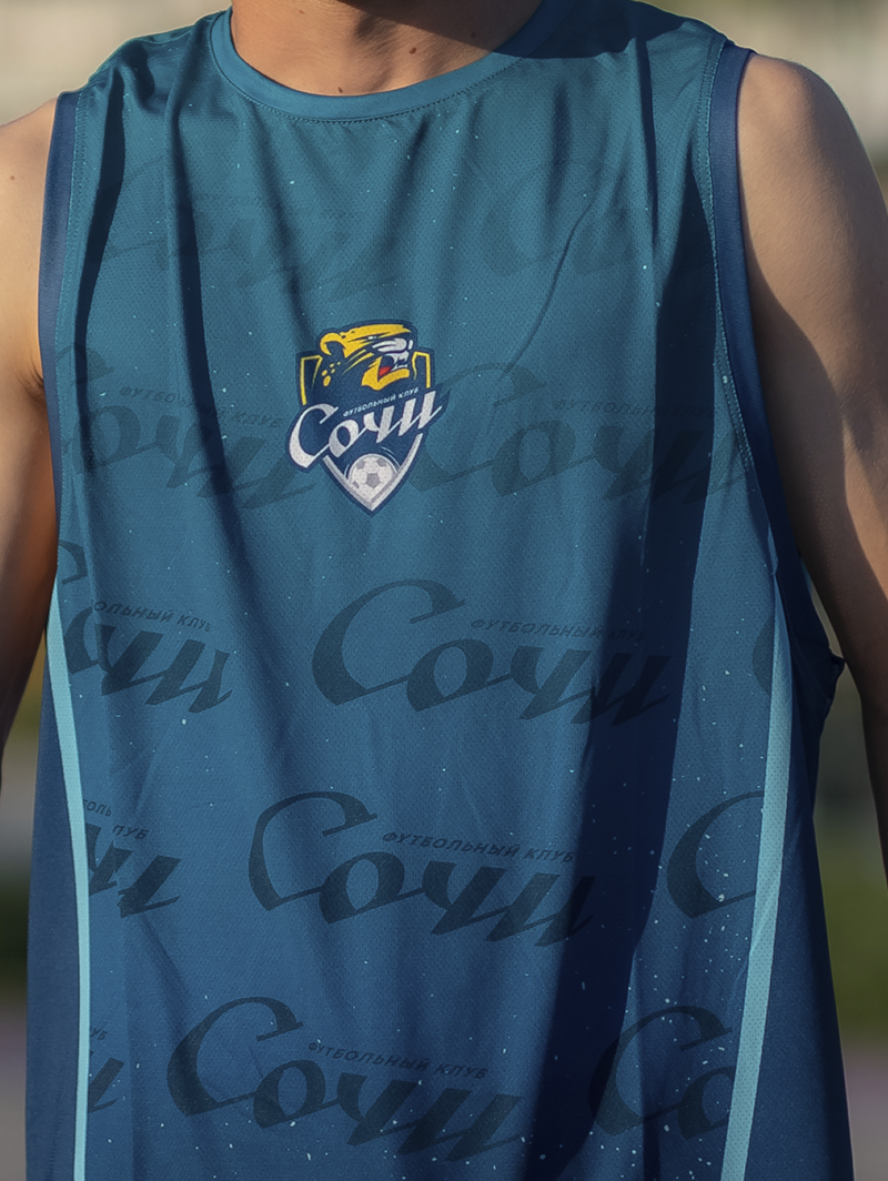 Майка пляжная изумрудная