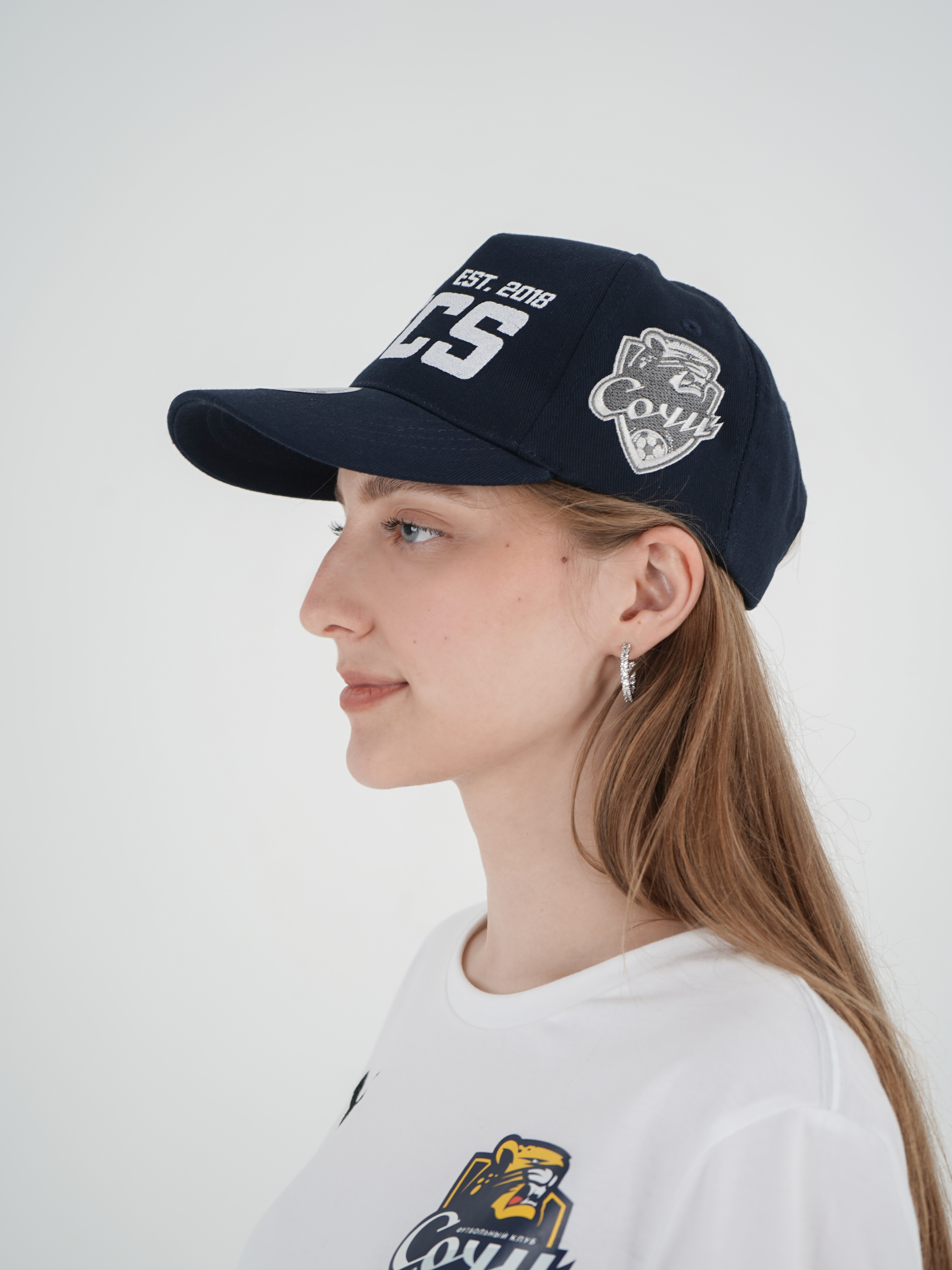 Бейсболка темно-синяя Ж