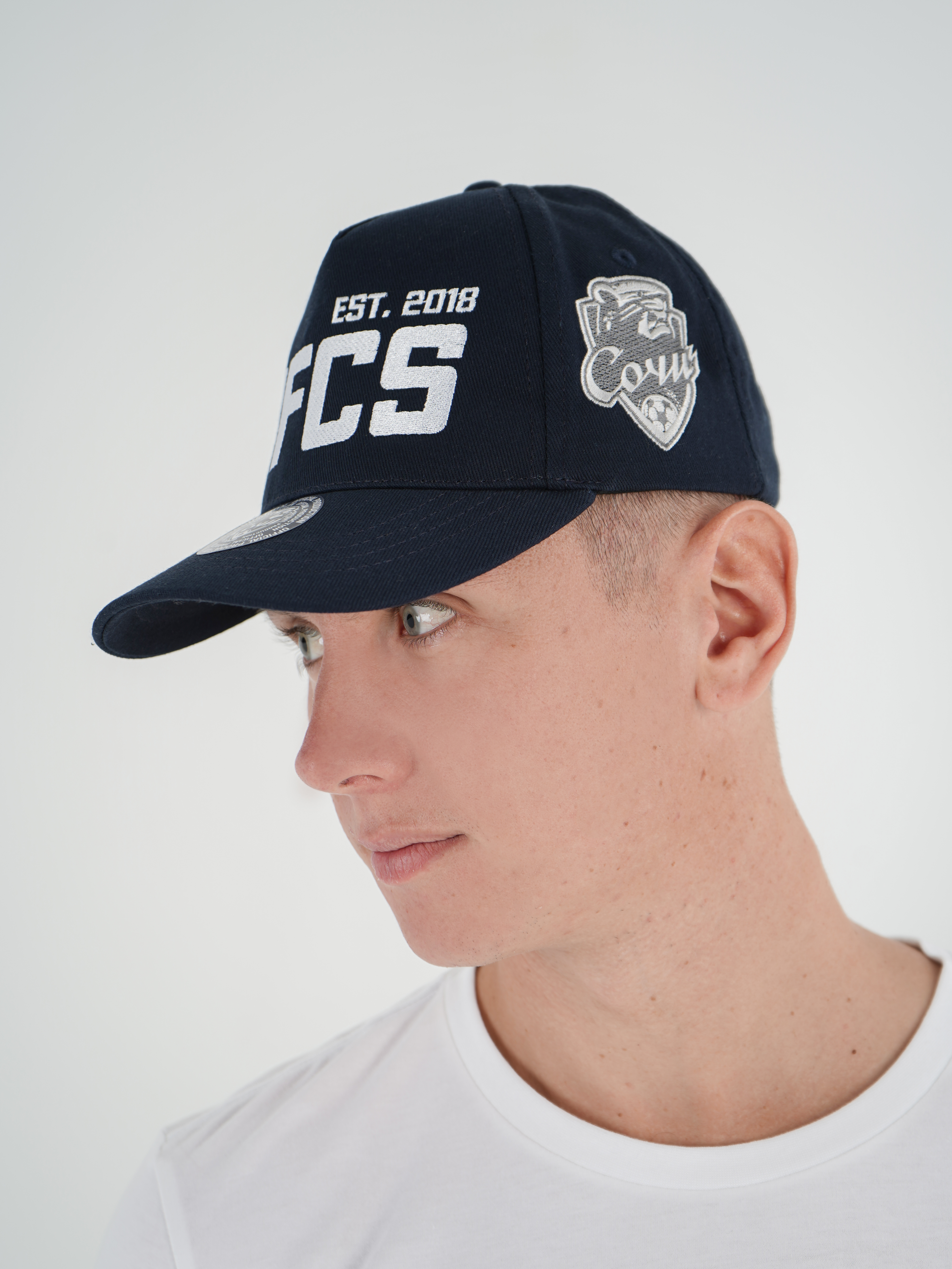 Бейсболка темно-синяя