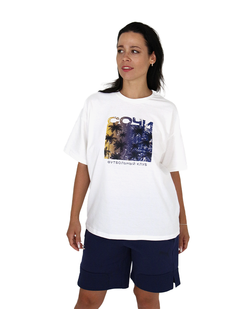 Футболка "Пальмы" Оверсайз  