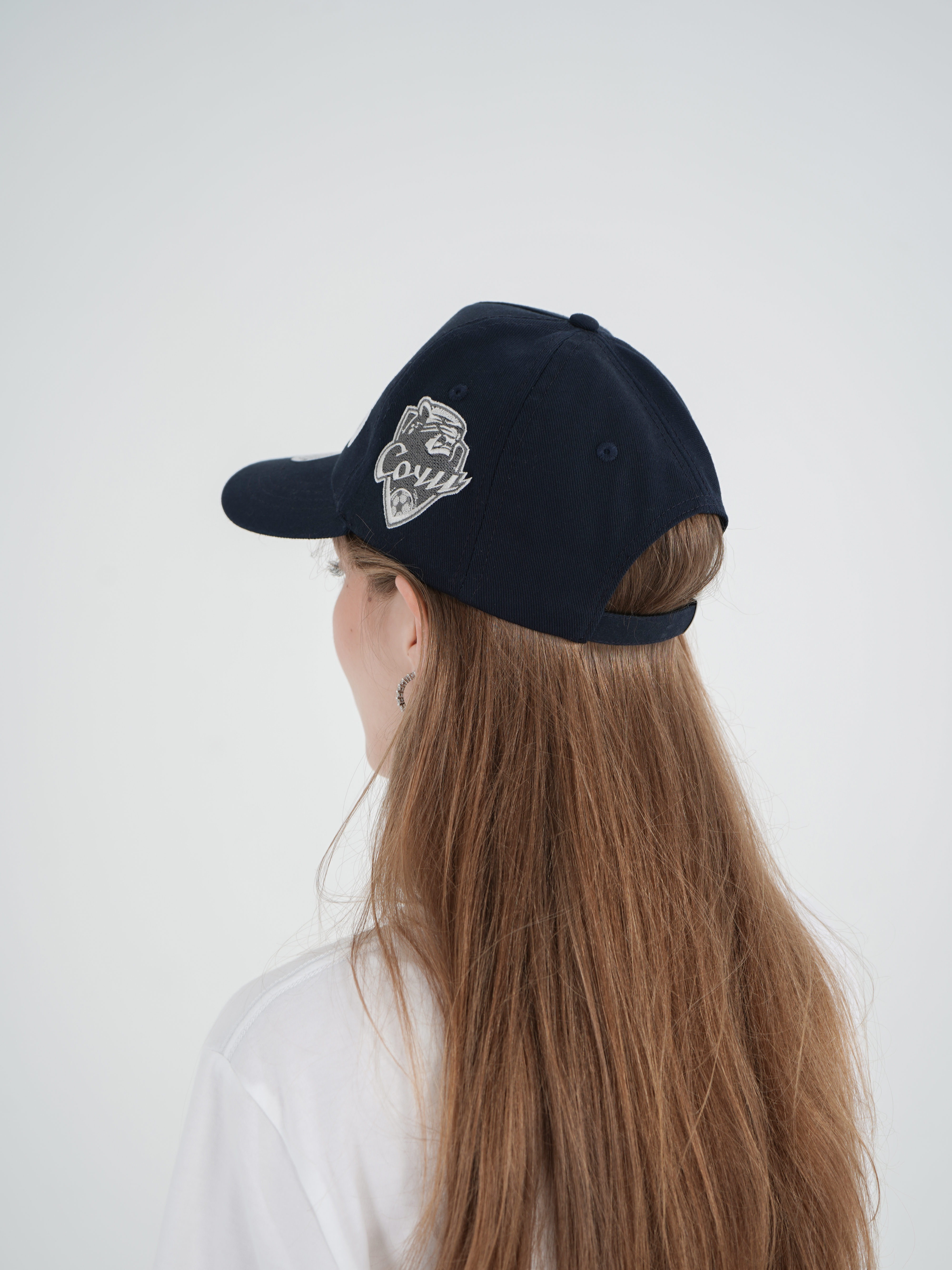 Бейсболка темно-синяя Ж