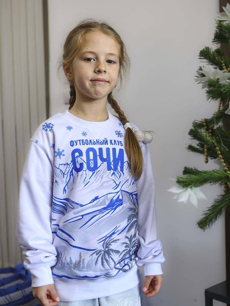 Свитер новогодний «Сочи» детский 