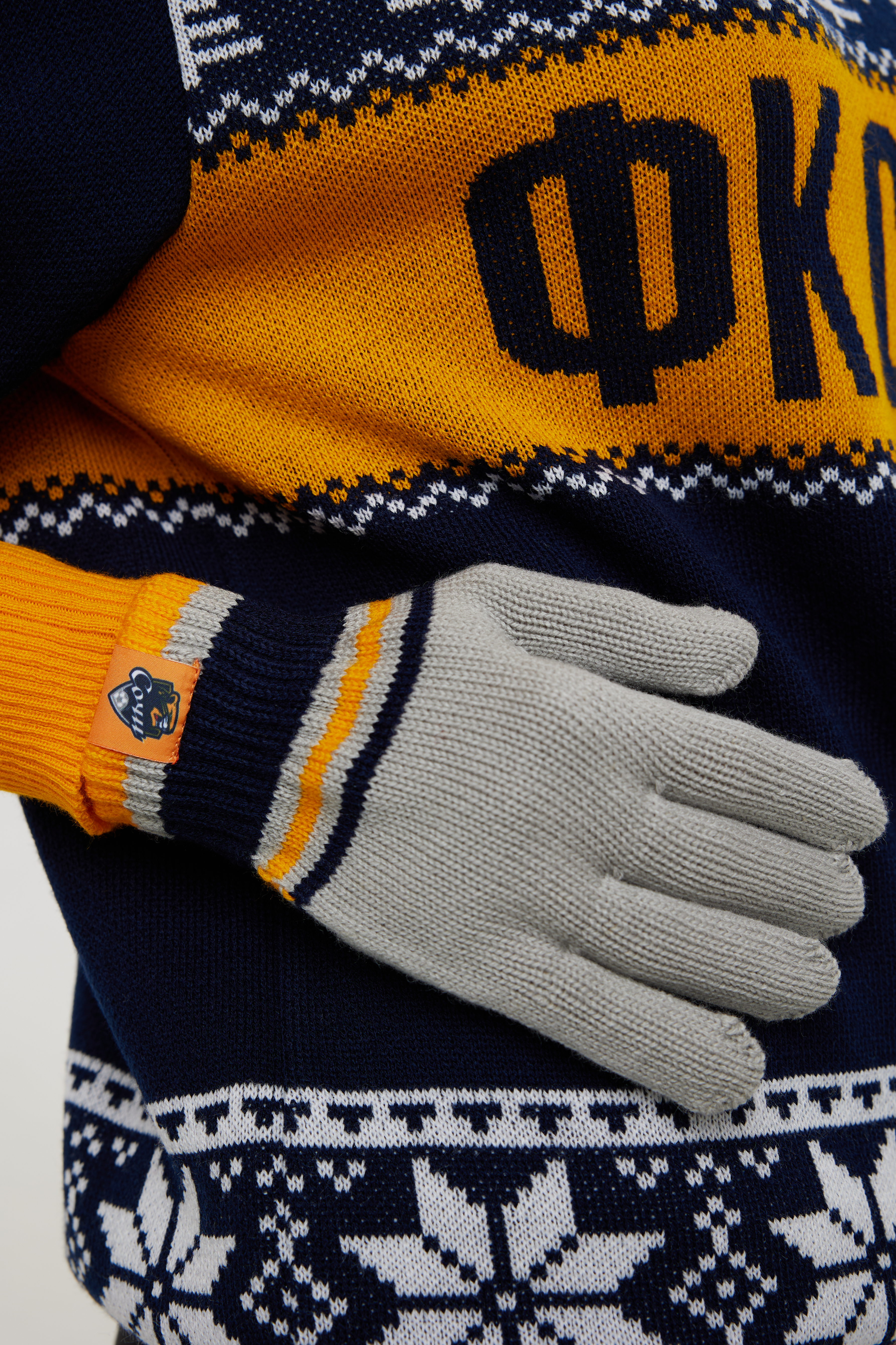 Детские перчатки ФК «Сочи» (серые) 14-20р