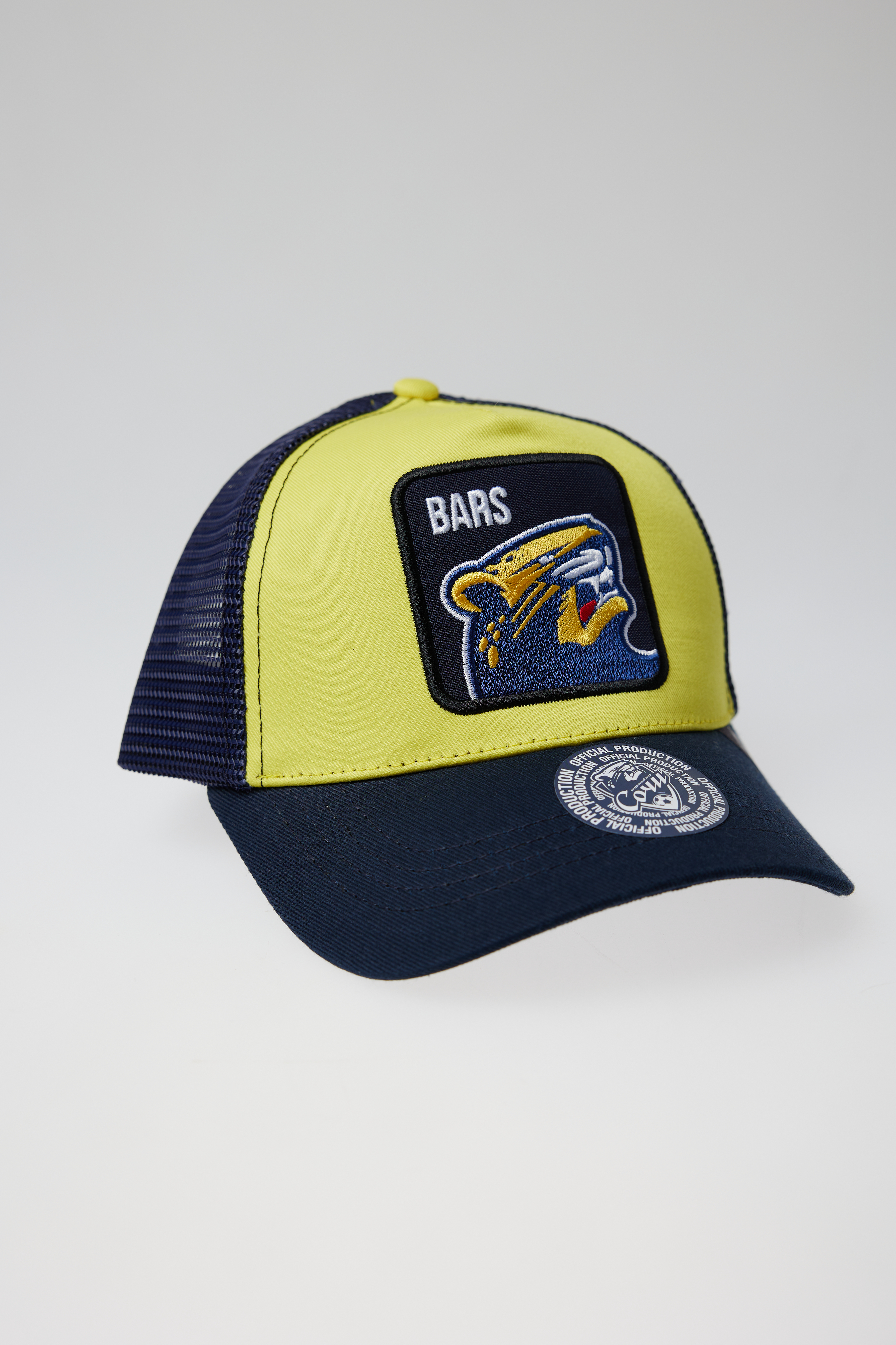 Бейсболка "Барс" желто-синяя Женская 